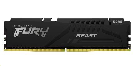 KINGSTON DIMM DDR5 16GB 5600MT/s CL36 FURY Beast Černá EXPO0 