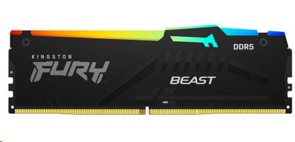 KINGSTON DIMM DDR5 16GB 5600MT/ s CL36 FURY Beast RGB EXPO0 