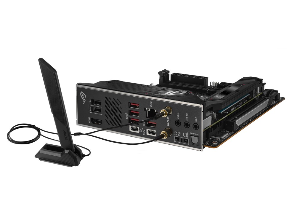 ASUS MB Sc AM5 ROG STRIX B650E-I GAMING WIFI,  AMD B650,  2xDDR5,  1xHDMI,  WI-FI,  mini-ITX5 