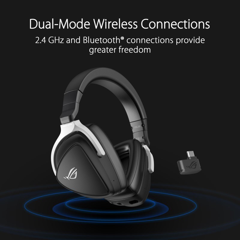 ASUS sluchátka ROG DELTA S WIRELESS,  Bluetooth6 