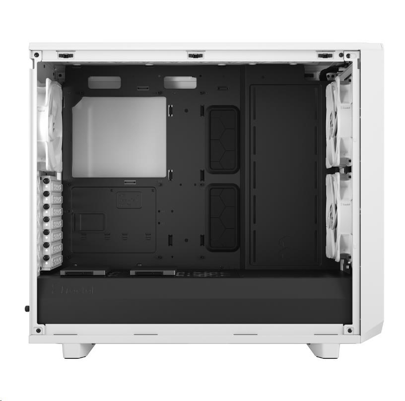 FRACTAL DESIGN skříň Meshify 2 Lite White TG Clear Tint,  2x USB 3.0,  bez zdroje,  E-ATX5 