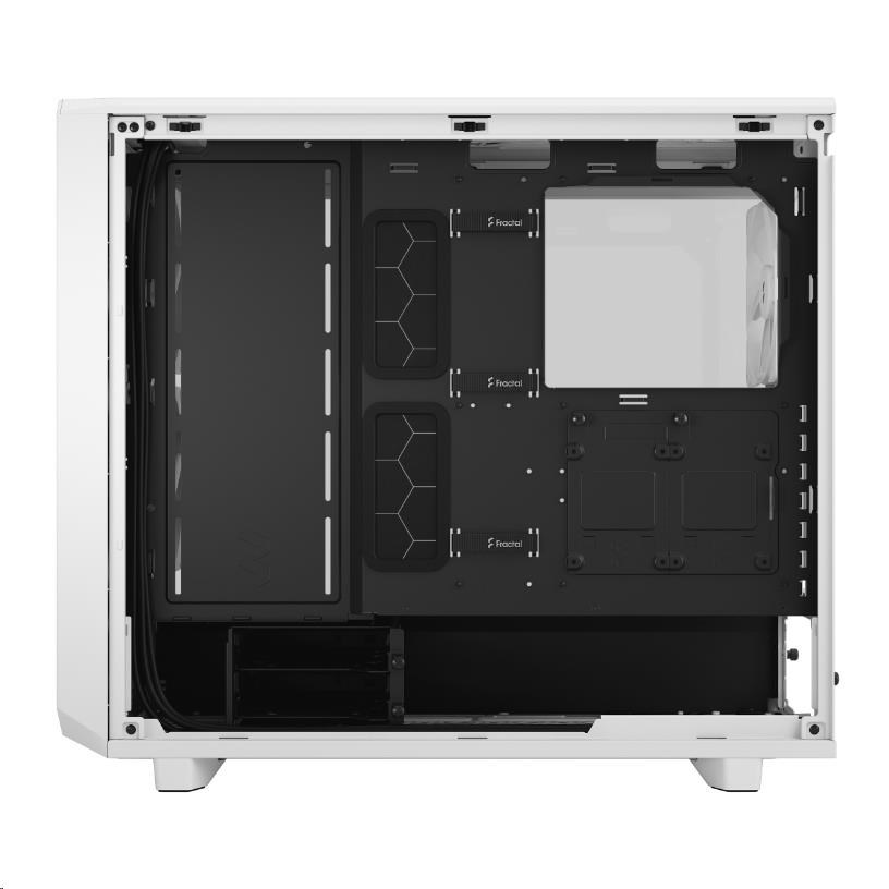 FRACTAL DESIGN skříň Meshify 2 Lite White TG Clear Tint,  2x USB 3.0,  bez zdroje,  E-ATX6 