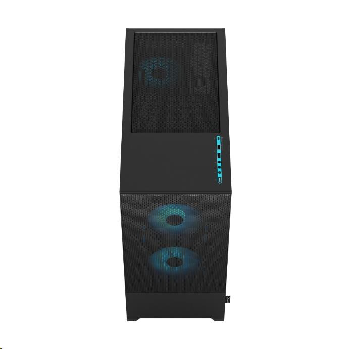 FRACTAL DESIGN skříň Pop Air RGB Cyan Core TG Clear Tint,  2x USB 3.0,  bez zdroje,  ATX10 