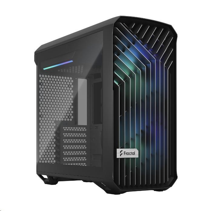 FRACTAL DESIGN skříň Torrent Compact RGB Black TG Light Tint,  USB 3.1 Type-C,  2x USB 3.0,  bez zdroje,  E-ATX0 