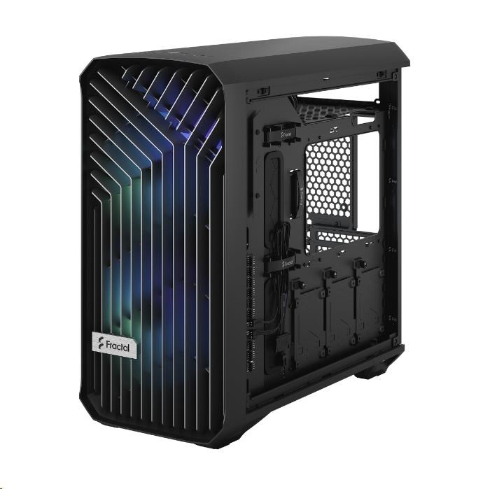 FRACTAL DESIGN skříň Torrent Compact RGB Black TG Light Tint,  USB 3.1 Type-C,  2x USB 3.0,  bez zdroje,  E-ATX9 