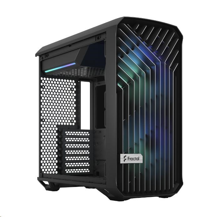 FRACTAL DESIGN skříň Torrent Compact RGB Black TG Light Tint,  USB 3.1 Type-C,  2x USB 3.0,  bez zdroje,  E-ATX11 