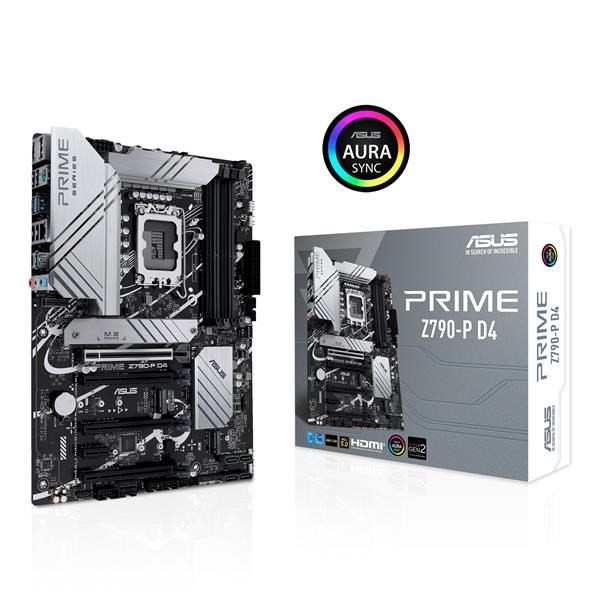 ASUS PRIME Z790-P D4, Intel Z790, LGA1700, 4xDDR4, ATX3 