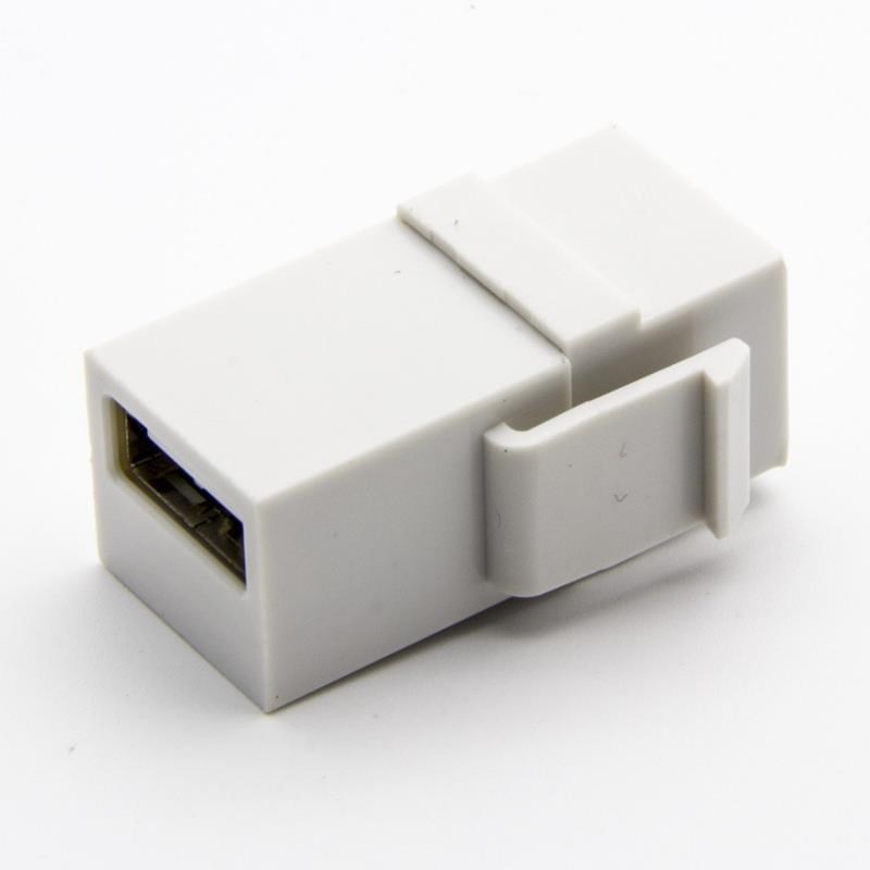 PremiumCord USB propojka USB2.0,  pro instalaci do keystone zásuvky0 