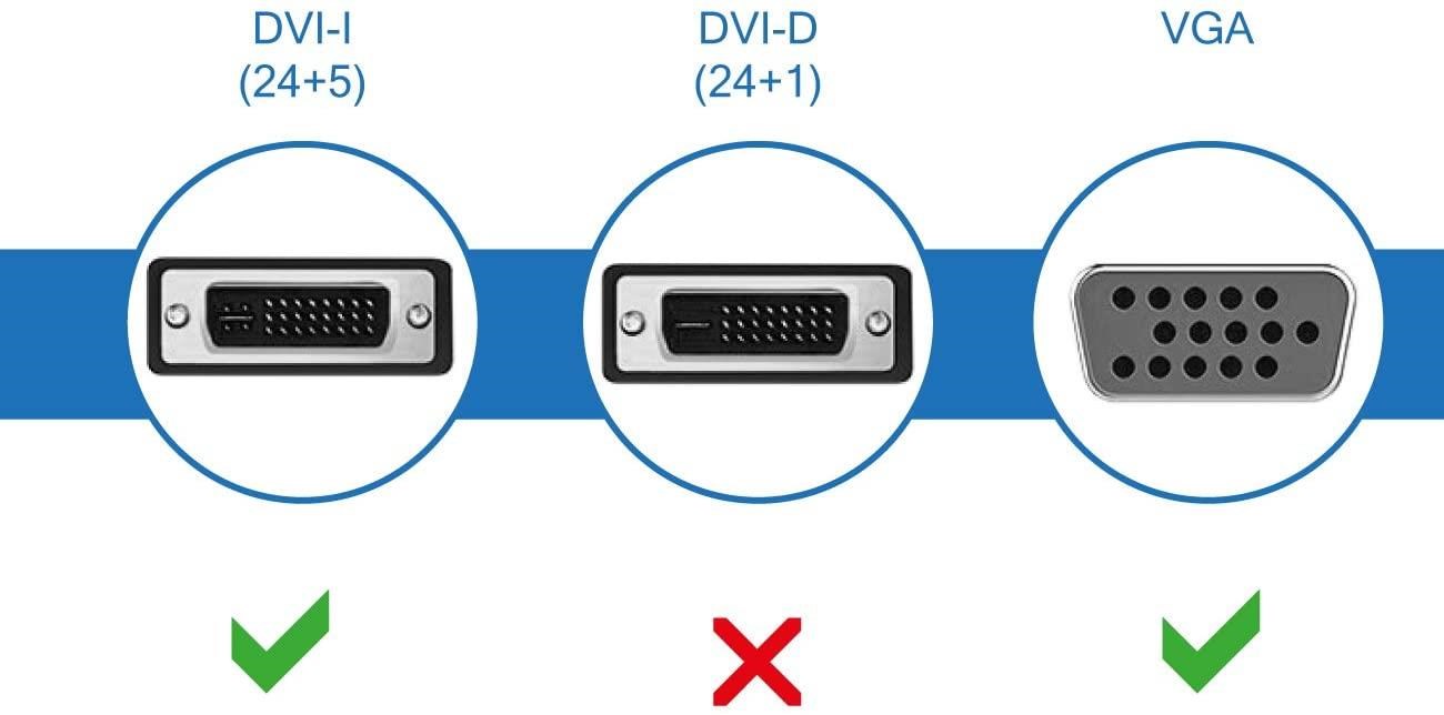 PremiumCord DVI adaptér DVI24+5M - VGA 15F1 