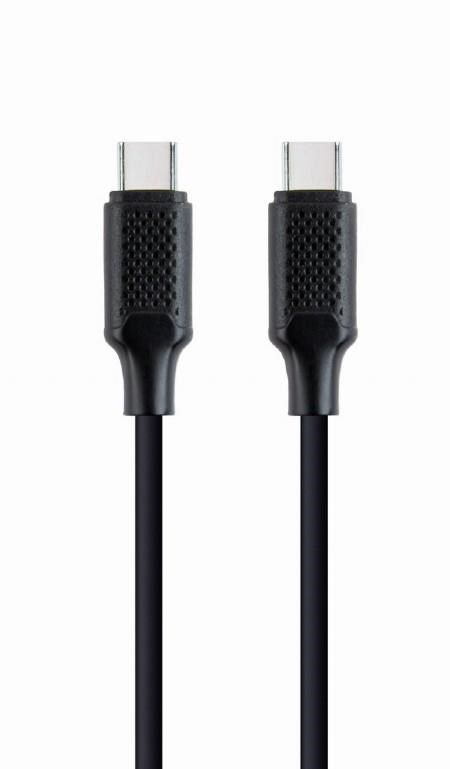 GEMBIRD Kabel USB PD (Power Delivery),  100W,  Type-C na Type-C kabel (CM/ CM),  1, 5m,  datový a napájecí,  černá0 