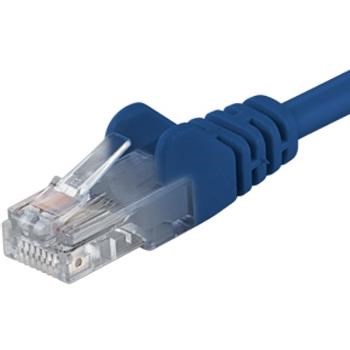 PremiumCord Patch kabel UTP RJ45-RJ45 CAT6 1m modrá0 