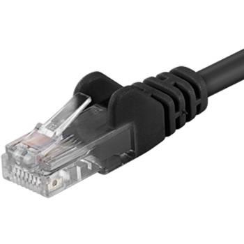 PremiumCord Patch kabel UTP RJ45-RJ45 CAT6 1, 5m černá0 