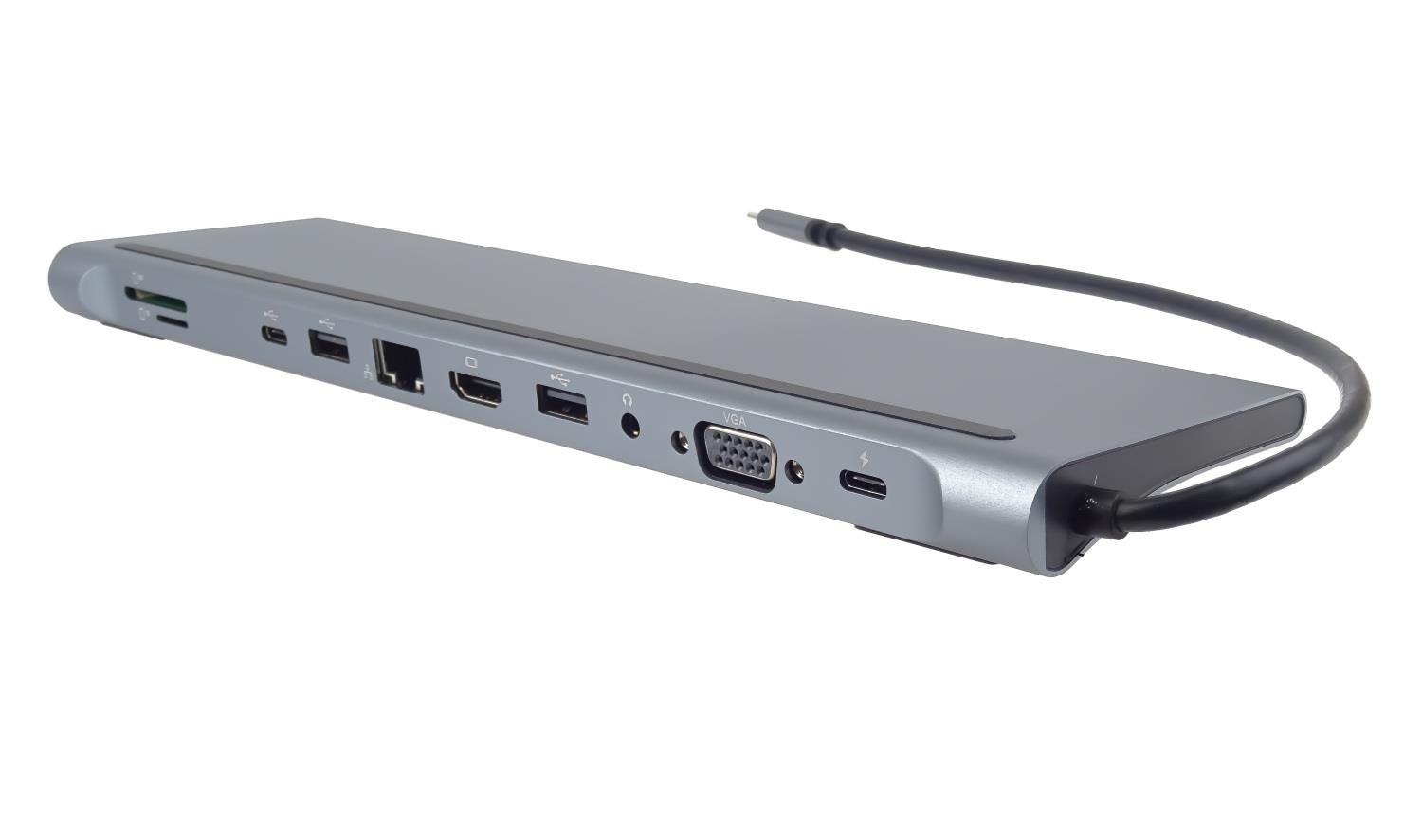 PremiumCord MST Dokovací stanice USB-C Full Size vhodná pod notebook4 