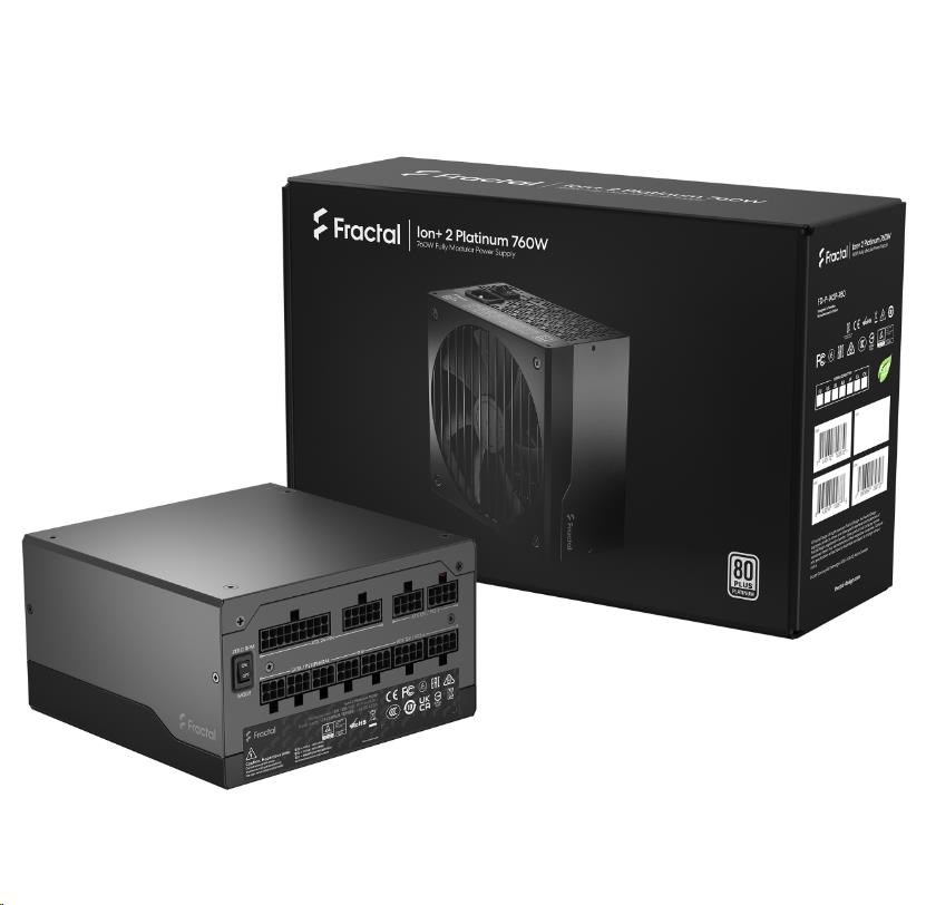 FRACTAL DESIGN zdroj Ion+ 2 760W PLATINUM,  modular,  80+ Platinum0 