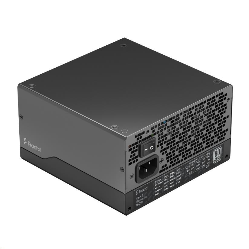 FRACTAL DESIGN zdroj Ion+ 2 760W PLATINUM,  modular,  80+ Platinum13 