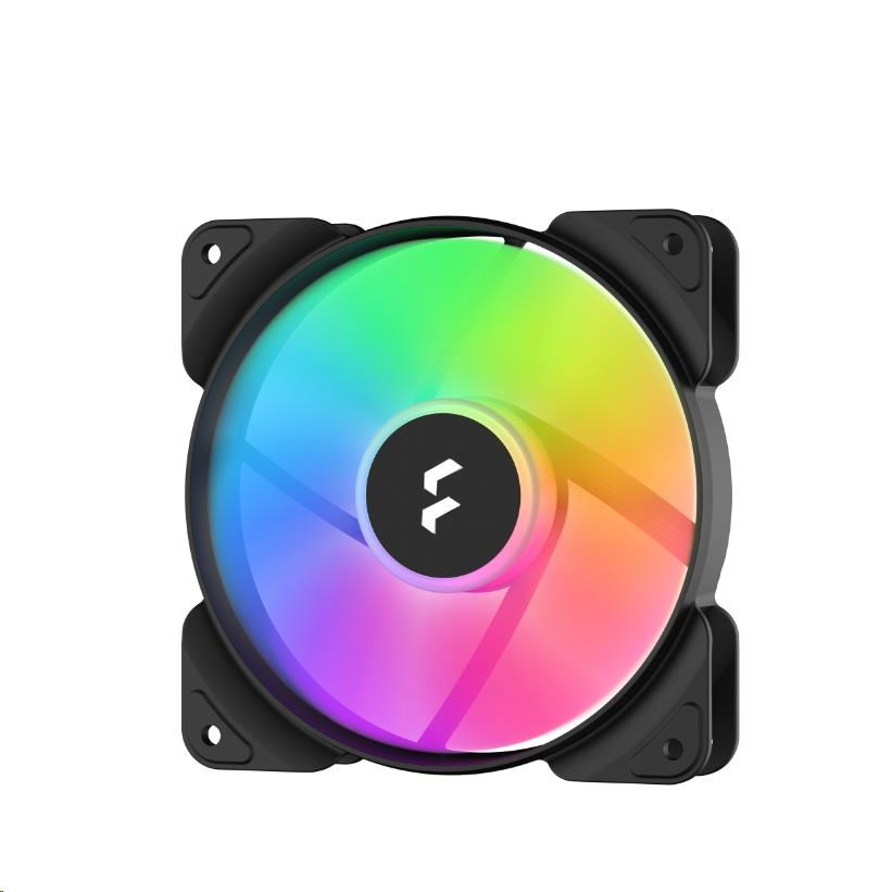FRACTAL DESIGN ventilátor Aspect 12 RGB PWM Black Frame 3-pack,  120mm2 
