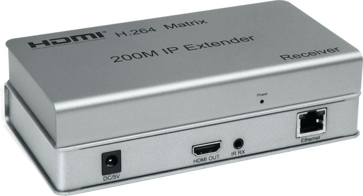 PremiumCord HDMI matrix extender na 200m,  over IP,  pro počítačovou síť0 