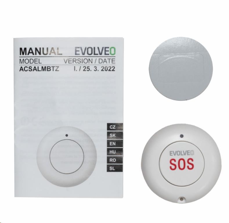 EVOLVEO Alarmex Pro,  bezdrátové tlačítko/ zvonek3 