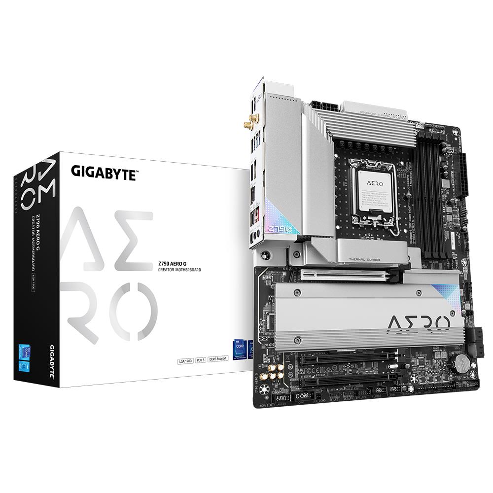 GIGABYTE MB Sc LGA1700 Z790 AERO G,  Intel Z790,  4xDDR5,  1xHDMI,  WI-FI4 