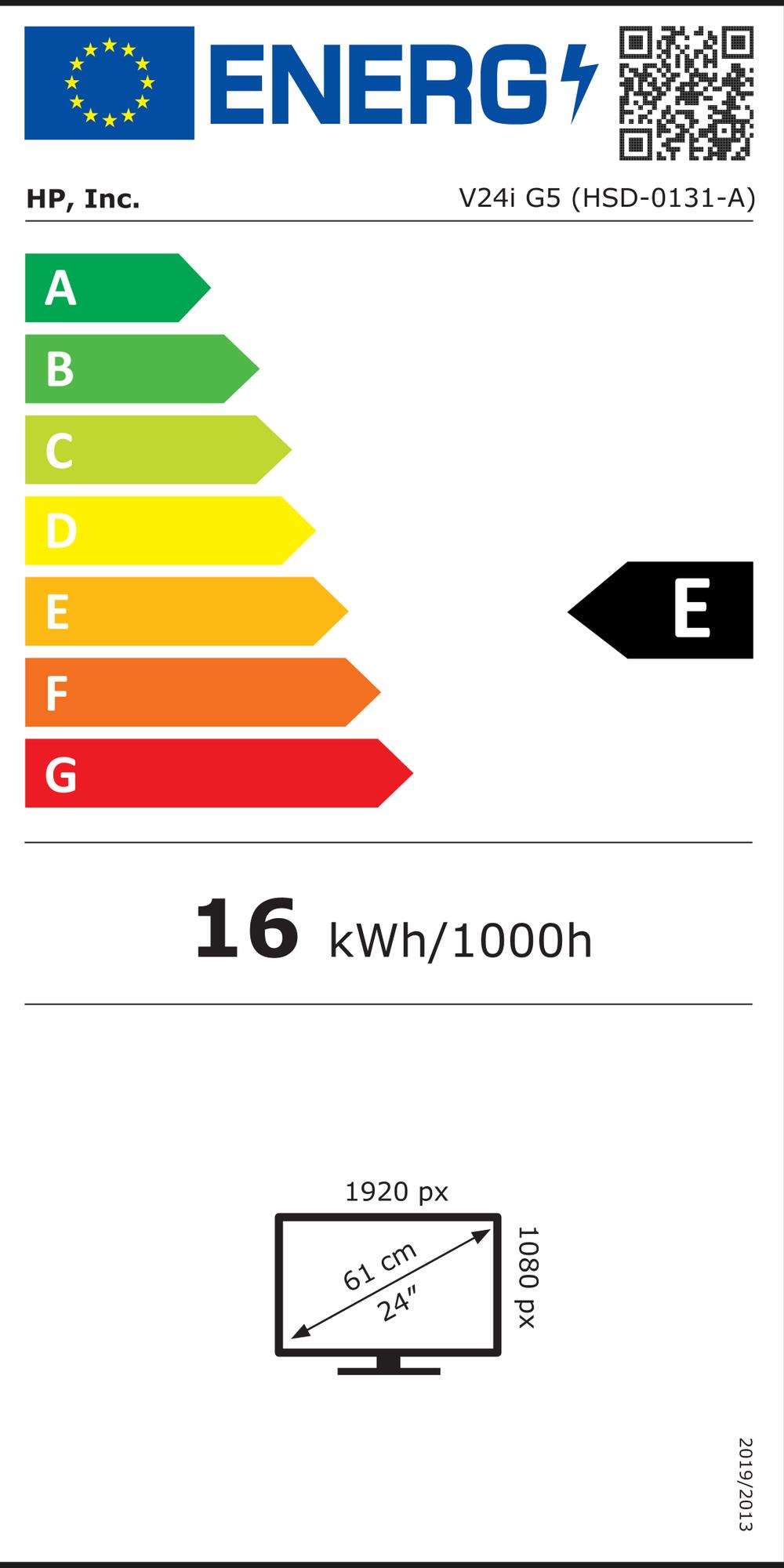 LCD HP V24i G5; 23.8