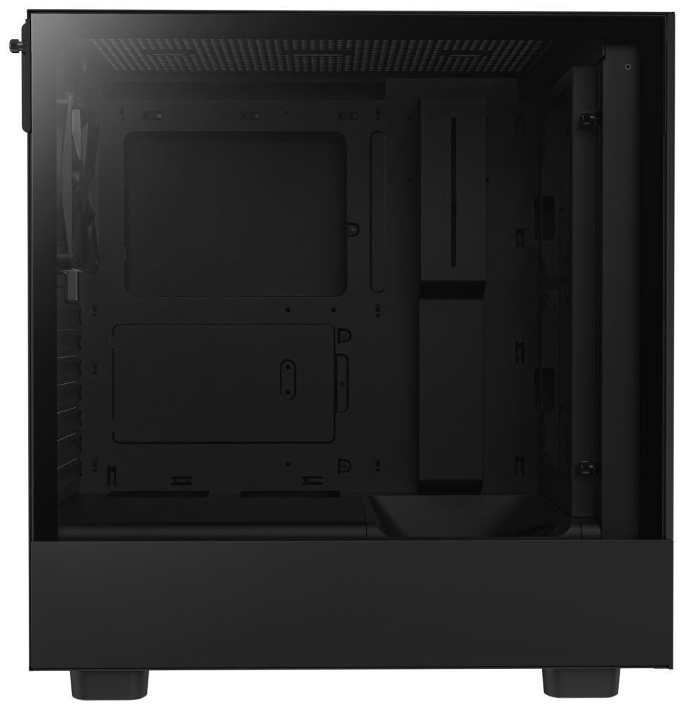 NZXT skříň H5 Flow edition /  2x120 mm fan /  USB 3.0 /  USB-C 3.1 /  průhledná bočnice /  mesh panel /  černá1 