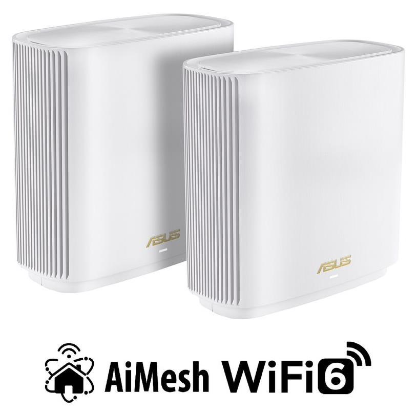 ASUS ZenWiFi XT9 2-pack Wireless AX7800 Tri-band Mesh WiFi 6 System,  white2 