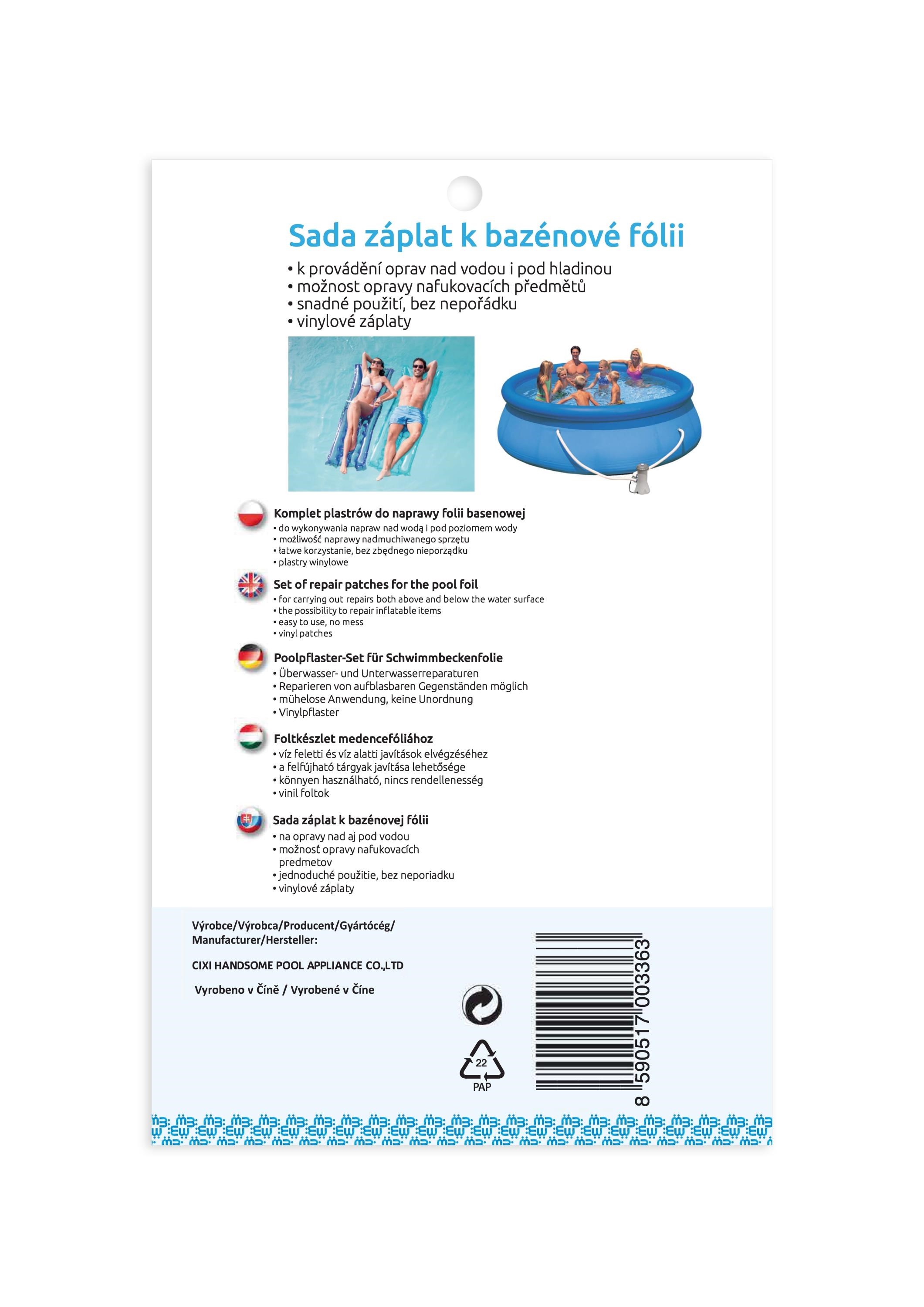 Marimex sada záplat na bazénovou folii1 