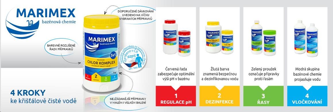 Marimex Chlor Triplex 4,6 kg - bazénová chemie - DEZINFEKCE3 