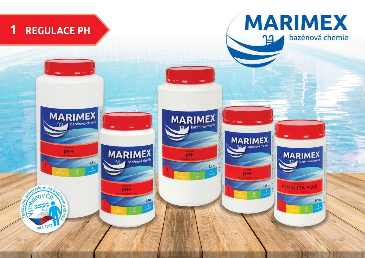 Marimex pH- 1, 35 kg - bazénová chemie - REGULACE PH1 
