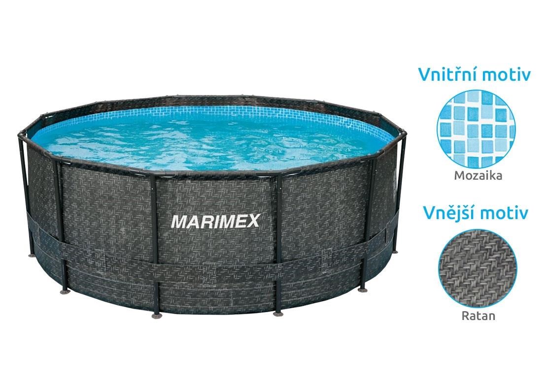 Marimex Florida bazén 3, 66x1, 22 m bez příslušenství - motiv RATAN1 
