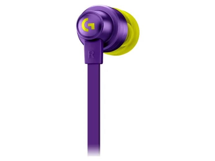 Logitech G333 Gaming Earphones,  purple1 