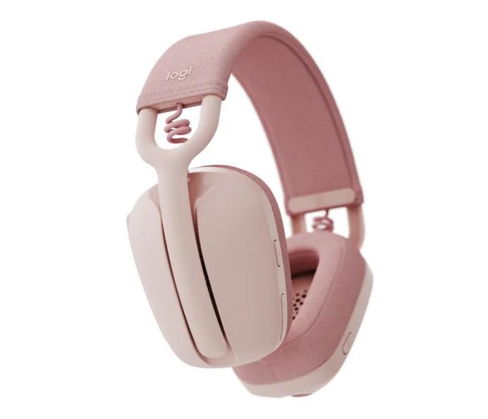 Logitech Zone Vibe 100 Wireless Headset,  rose4 