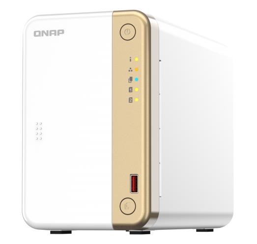 QNAP TS-262-4G (2C/CeleronN4505/2,9GHz/4GBRAM/2xSATA/2xM.2/1x2,5GbE/2xUSB2.0/2xUSB3.2/1xPCIe/1xHDMI)2 