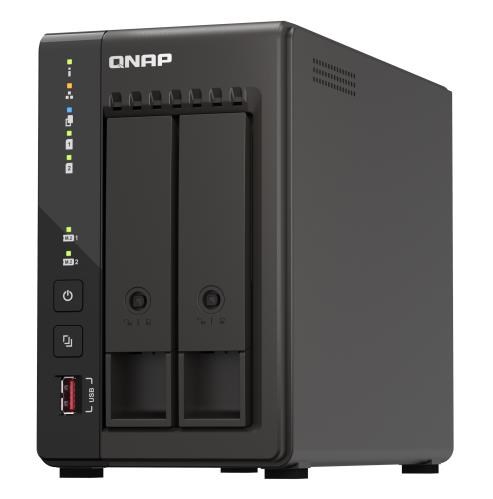 QNAP TS-253E-8G (4C/ CeleronJ6412/ 2, 6GHz/ 8GBRAM/ 2xSATA/ 2xM.2/ 2x2, 5GbE/ 2xUSB2.0/ 2xUSB3.2/ 2xHDMI)0 