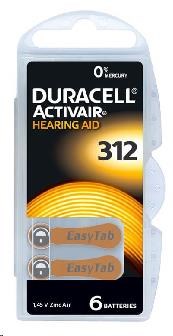 Duracell DA 312 P6 Easy Tab0 