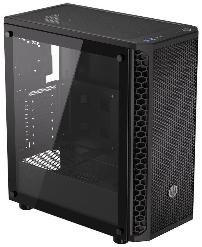 ENDORFY Case Signum 300 Air,  Průhledná bočnice,  ATX,   4x120mm,  černá1 