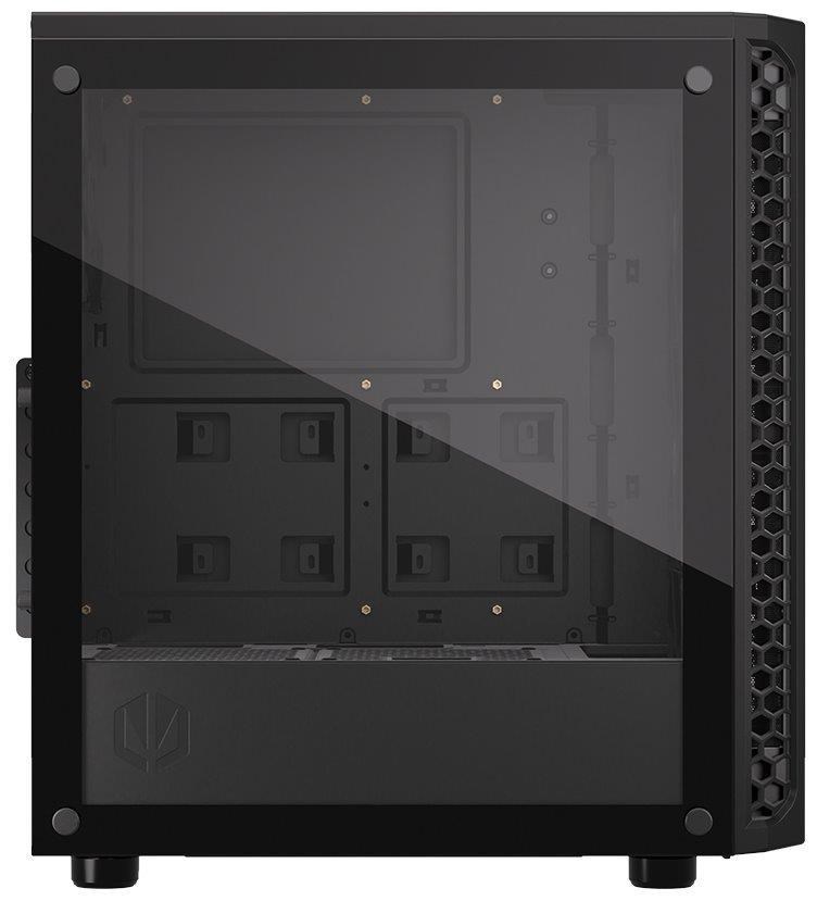 ENDORFY Case Signum 300 Air,  Průhledná bočnice,  ATX,   4x120mm,  černá2 