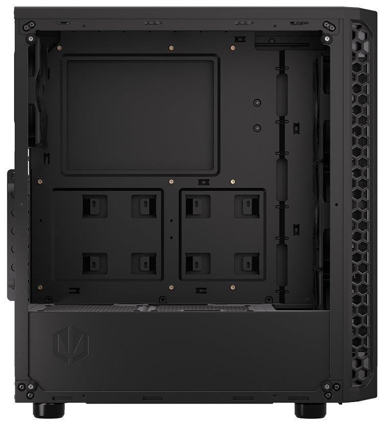 ENDORFY Case Signum 300 Air,  Průhledná bočnice,  ATX,   4x120mm,  černá3 