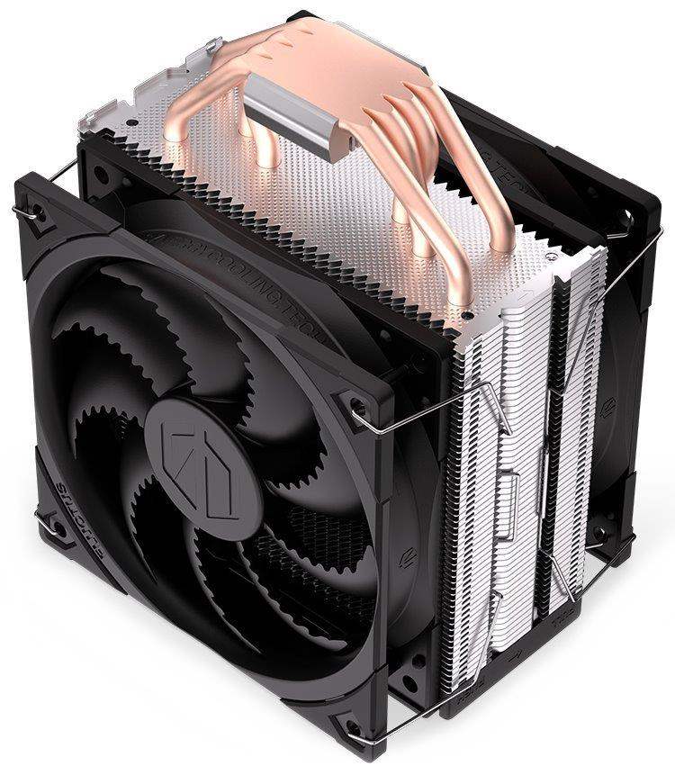 Endorfy chladič CPU Fera 5 Dual Fan / ultratichý/ 2x120mm fan/ 4 heatpipes / PWM/ pro Intel i AMD6 