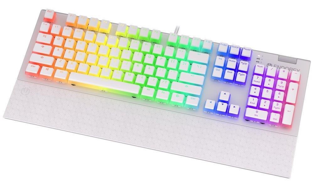 ENDORFY Klávesnice Omnis Pudding Onyx White Blue,  Mechanická,  USB,  ARGB,  bílá1 