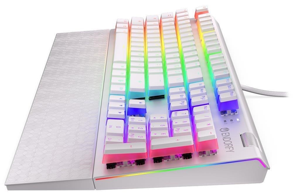 ENDORFY Klávesnice Omnis Pudding Onyx White Blue,  Mechanická,  USB,  ARGB,  bílá6 