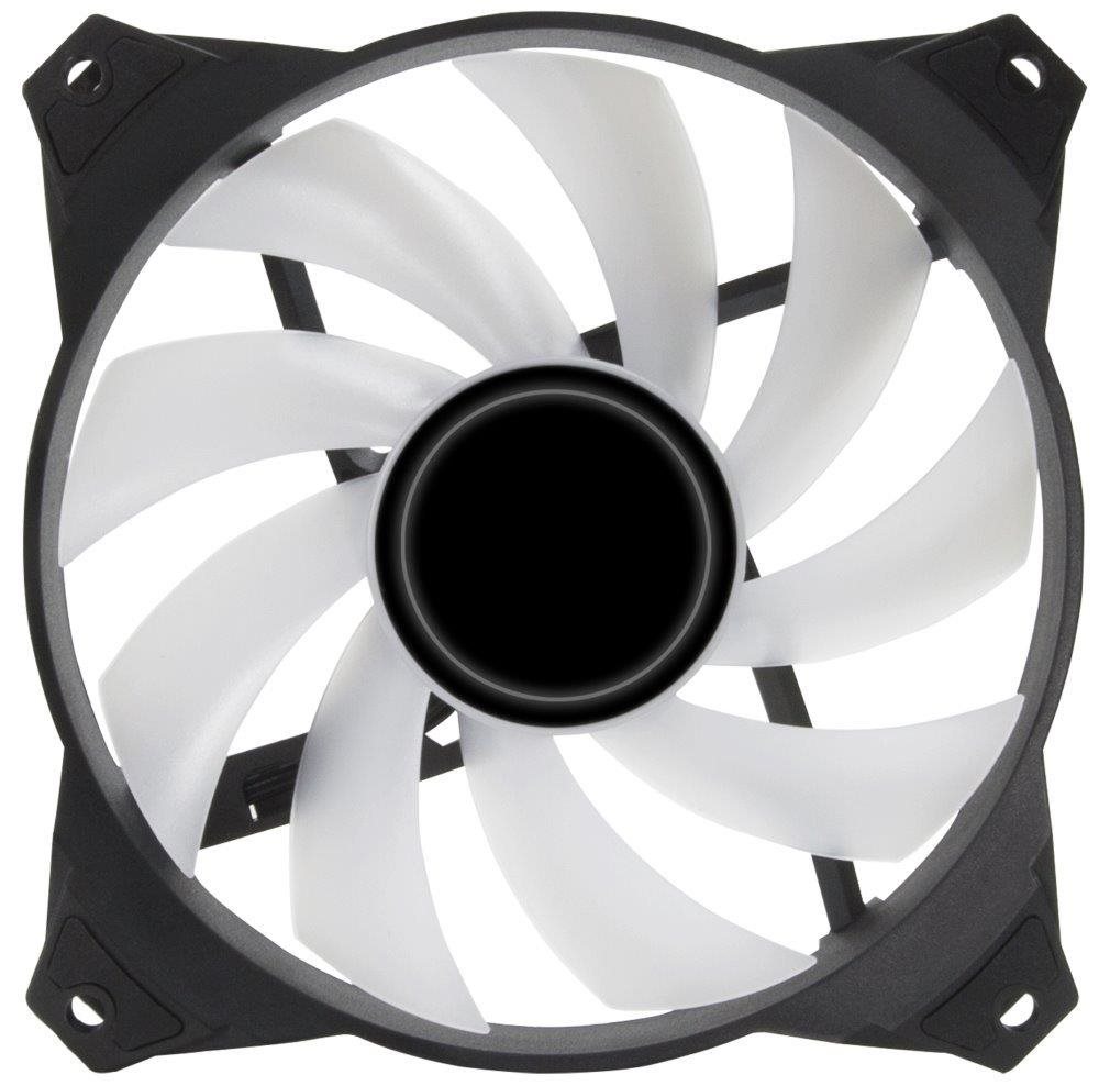 Zalman ventilátor ZM-IF120  120mm  ARGB  3-pin  bíločerná1 