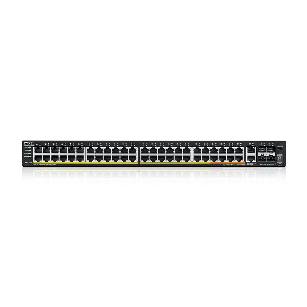 Zyxel XGS2220-54HP,  L3 Access Switch,  600W PoE,  40xPoE+/ 10xPoE++,  48x1G RJ45 2x10mG RJ45,  4x10G SFP+ Uplink,  incl. 1 yr2 