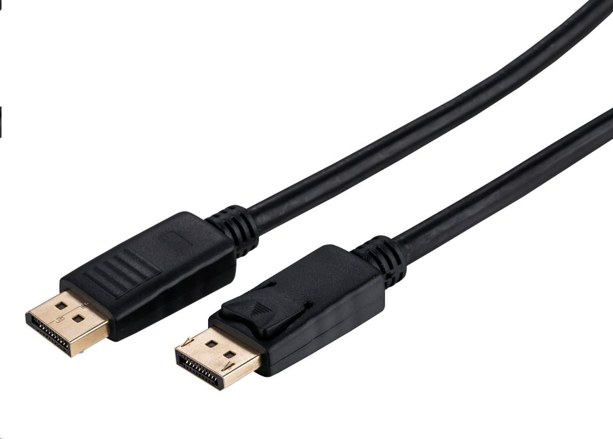 C-TECH kabel DisplayPort 1.2,  4K@60Hz,  M/ M,  5m0 