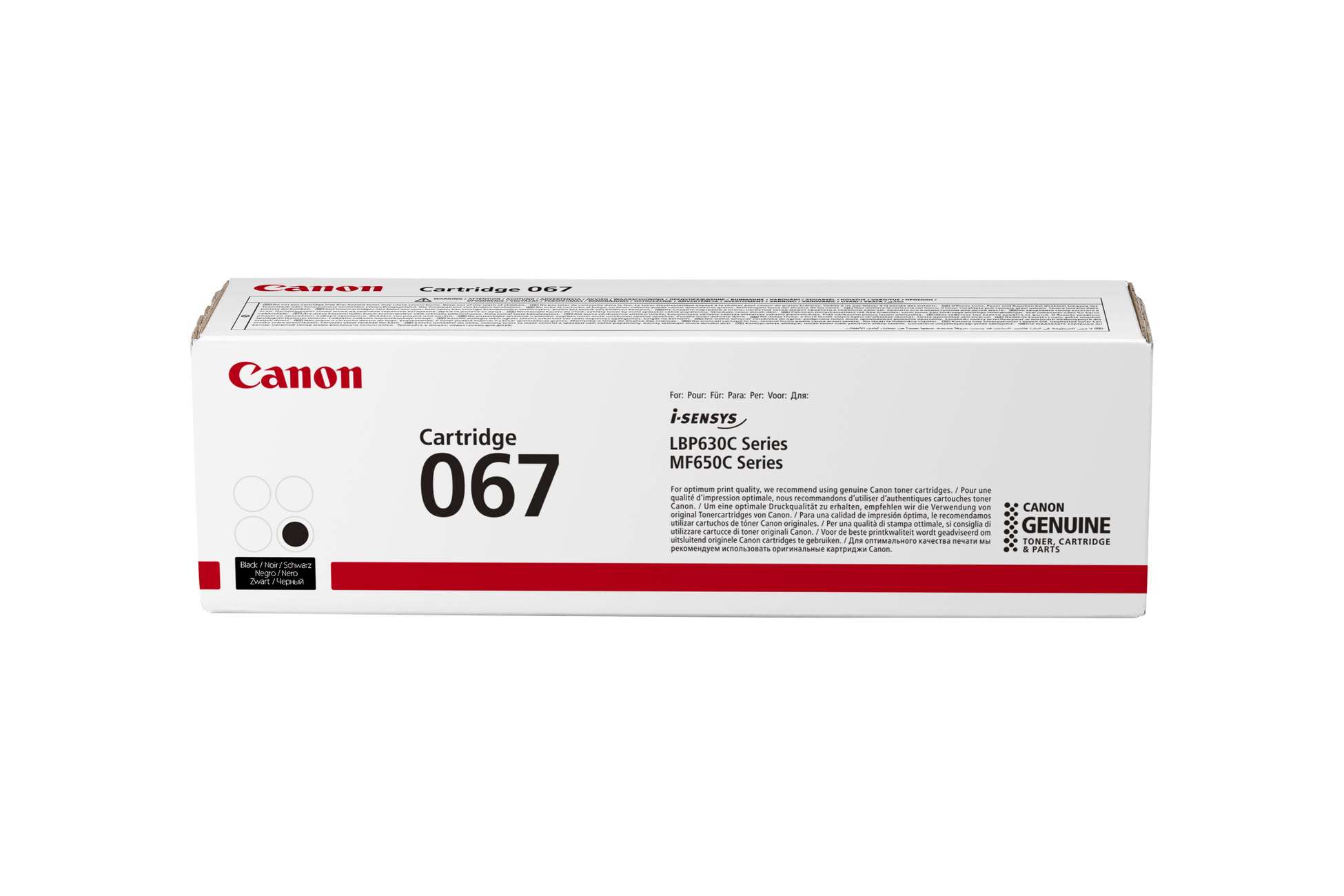 Canon TONER 067 černá pro i-SENSYS LBP631Cw,  LBP633Cdwa,  MF651Cw,  MF655Cdw,  MF657Cdw (1350 str.)0 