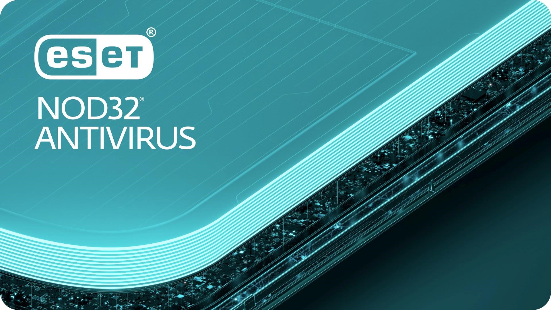 ESET NOD32 Antivirus pre 2 zariadenia,  predĺženie i nová licencia na 3 roky,  EDU0 