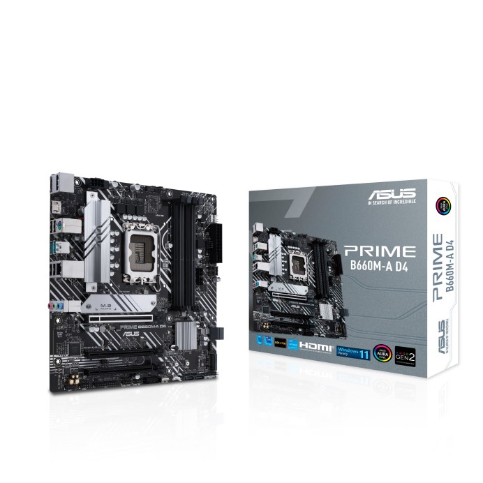 ASUS MB Sc LGA1700 PRIME B660M-A DDR4,  Intel B660,  4xDDR4,  1xDP,  2xHDMI,  mATX2 