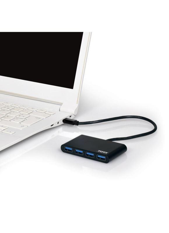 PORT hub USB-C s porty 4x USB 3.01 