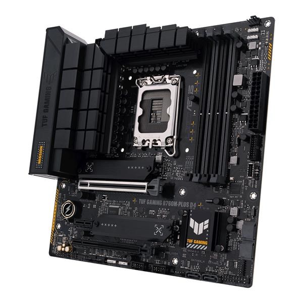 ASUS MB Sc LGA1700 TUF GAMING B760M-PLUS D4,  Intel B760,  4xDDR4,  1xDP,  1xHDMI,  mATX6 
