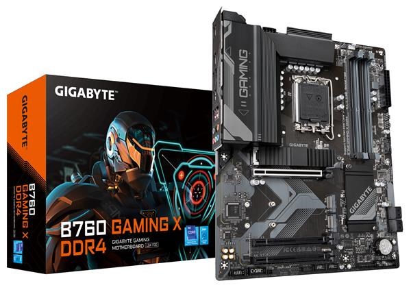 GIGABYTE MB Sc LGA1700 B760 GAMING X DDR4, Intel B760, 4xDDR4, 1xDP, 1xHDMI1 